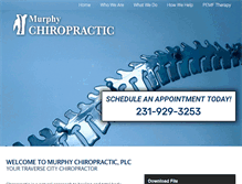 Tablet Screenshot of murphychiropractictc.com